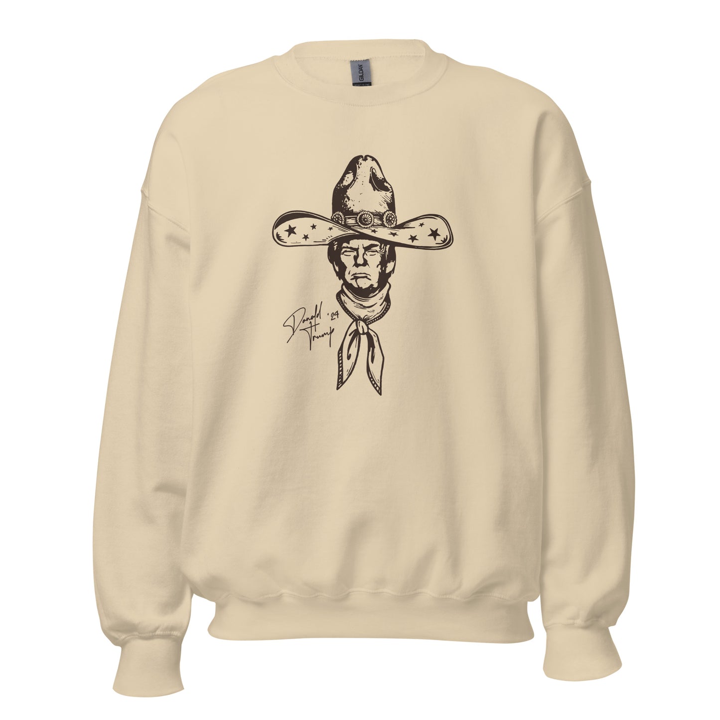 Cowboy Trump Crewneck Unisex Sweatshirt